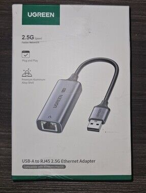 USB-A to RJ45 2.5G Ethernet Adapter - Silver